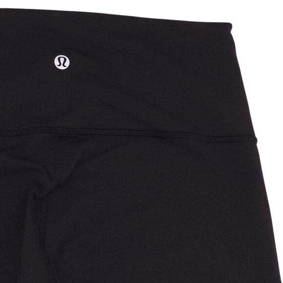 Lululemon Leggings Womens 6 Black Wunder Under Crop Full-On Luon 21" Yoga - Picture 10 of 12